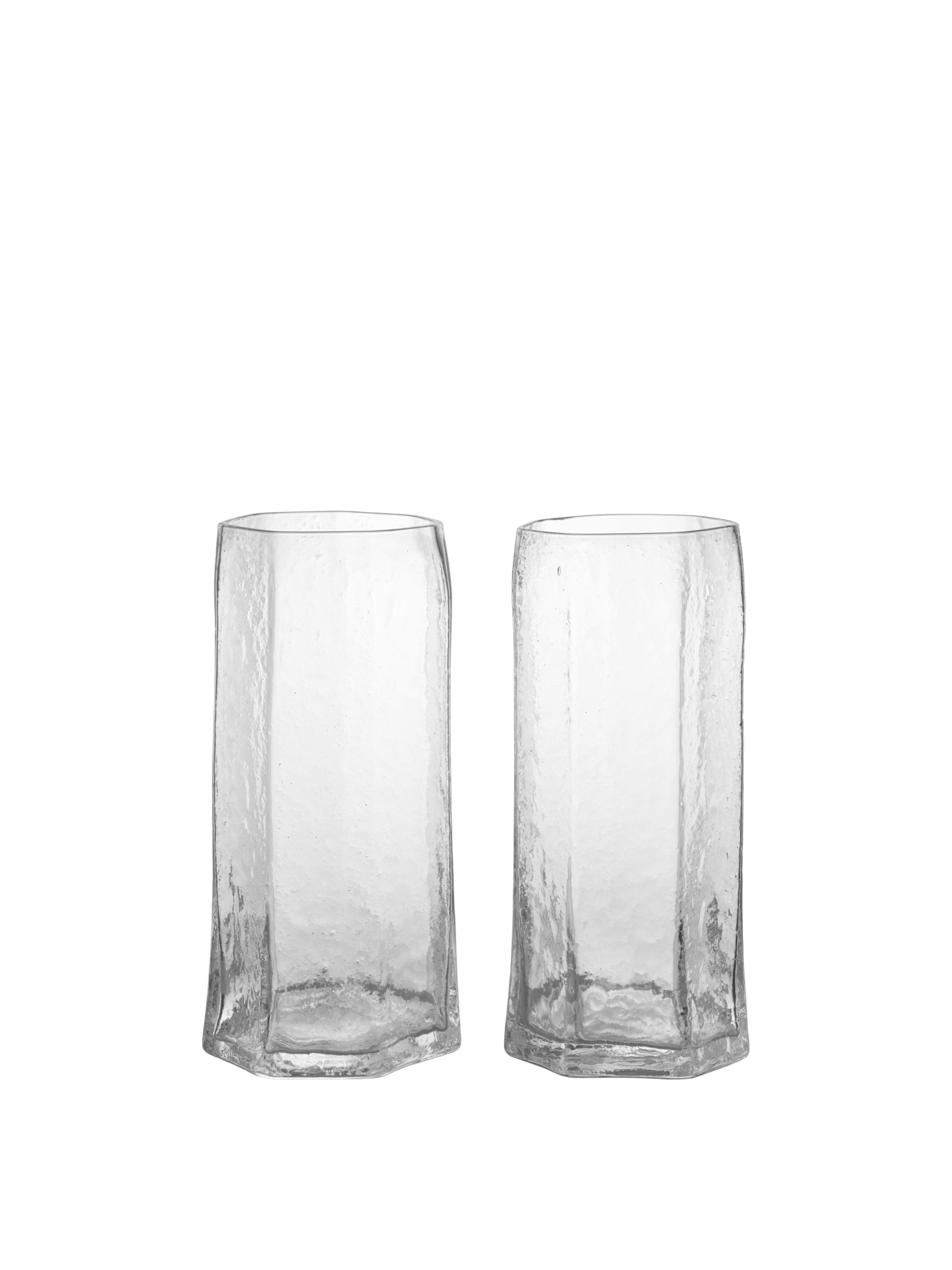 Vasos altos de cristal Kiru – Set de 2 – Transparente
