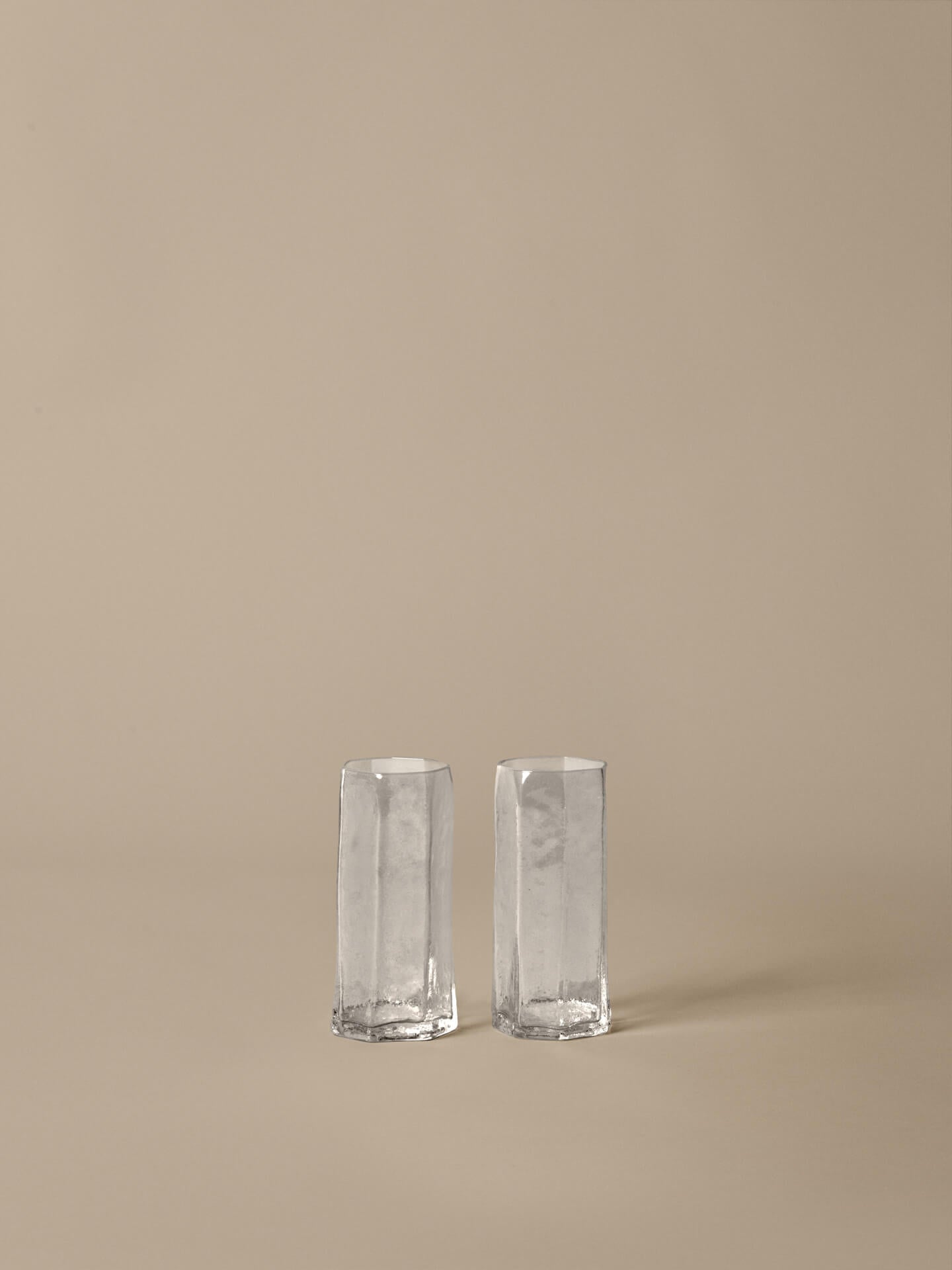 Vasos altos de cristal Kiru – Set de 2 – Transparente