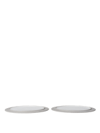 Platos llanos Sonae – 28 cm – Set de 2 – Gris/Blanco