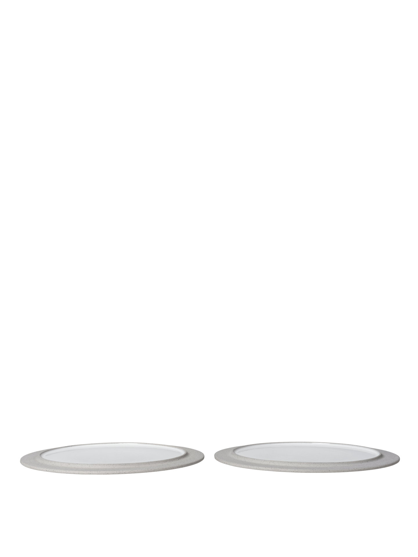 Platos llanos Sonae – 28 cm – Set de 2 – Gris/Blanco