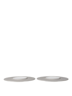 Platos llanos Sonae – 28 cm – Set de 2 – Gris/Blanco