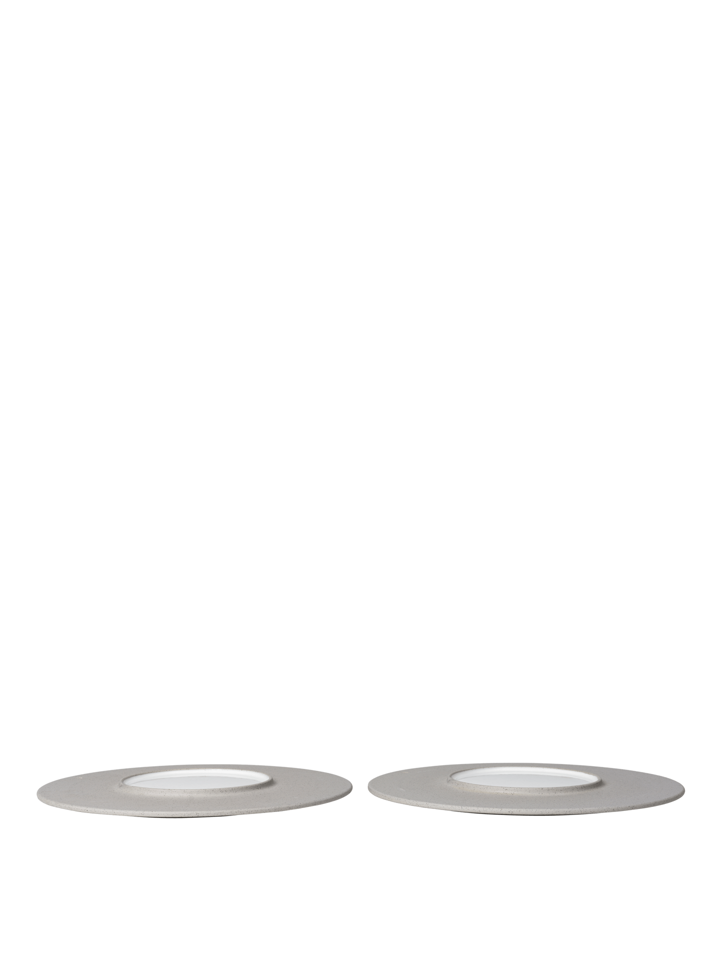 Platos llanos Sonae – 28 cm – Set de 2 – Gris/Blanco