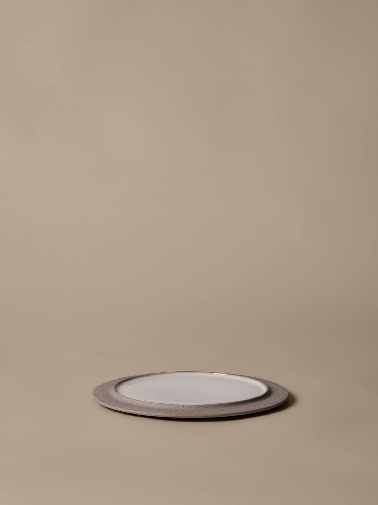 Platos de acompañamiento Sonae – 25 cm – Set de 2 – Gris/Blanco