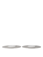 Platos de acompañamiento Sonae – 25 cm – Set de 2 – Gris/Blanco