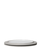 Platos de acompañamiento Sonae – 25 cm – Set de 2 – Gris/Blanco