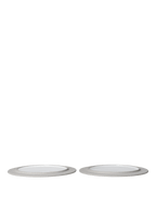 Platos de postre Sonae – 22 cm – Set de 2 – Gris/Blanco