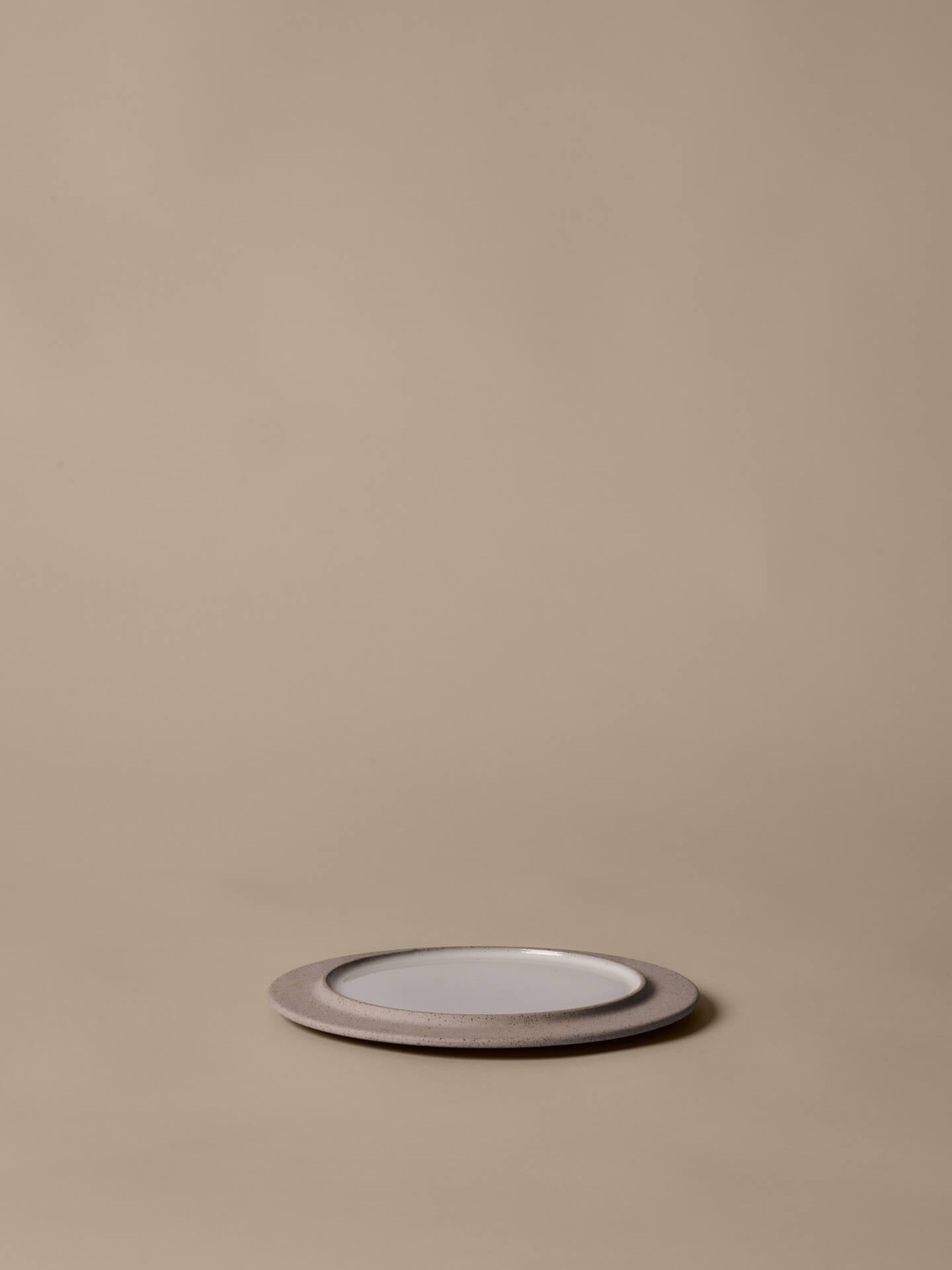 Platos de postre Sonae – 22 cm – Set de 2 – Gris/Blanco