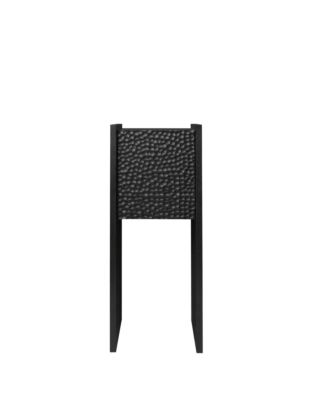 Mueble pedestal Scarni – Fresno teñido en oscuro