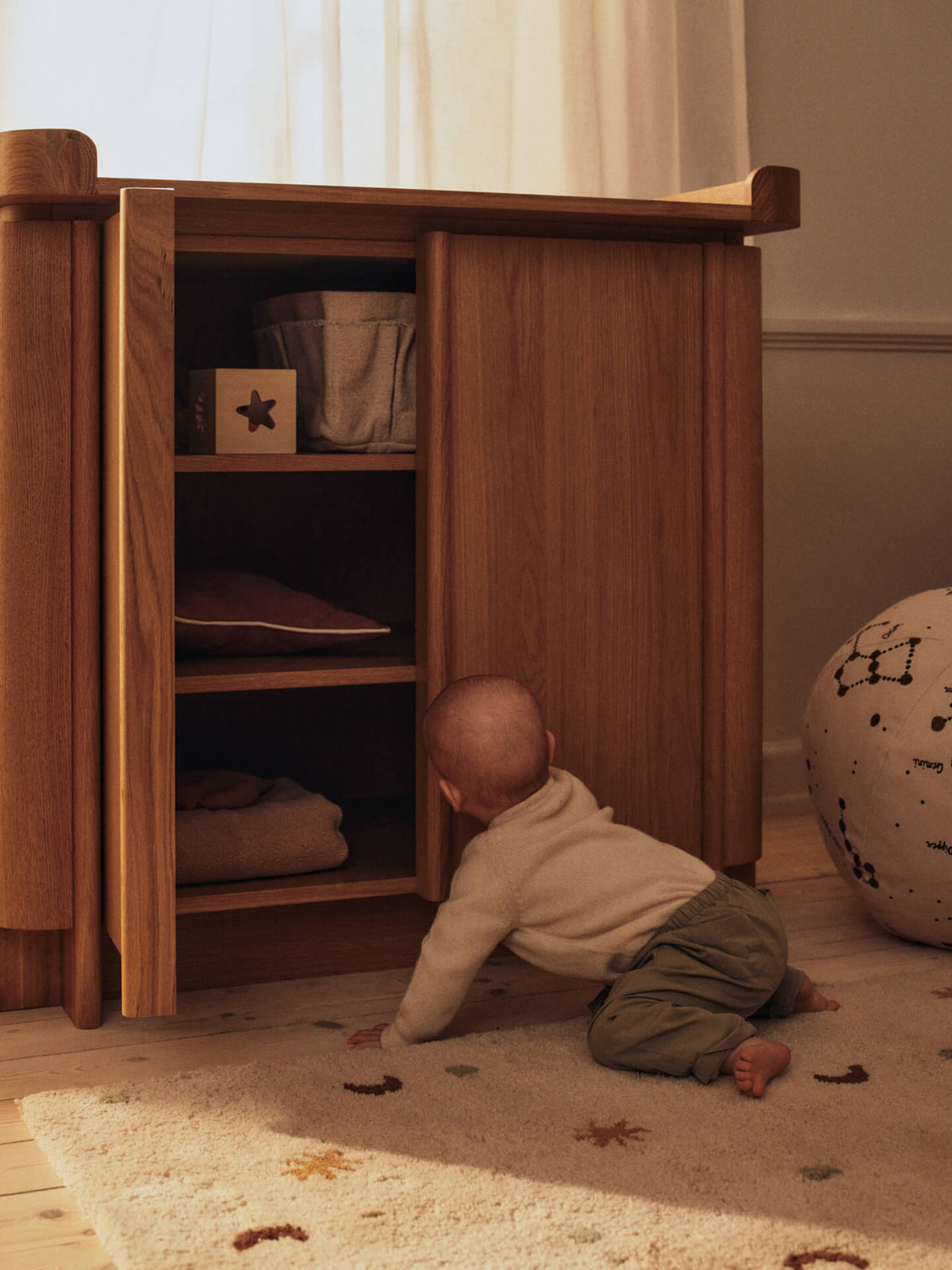 Mueble cambiador Tilu – Roble natural