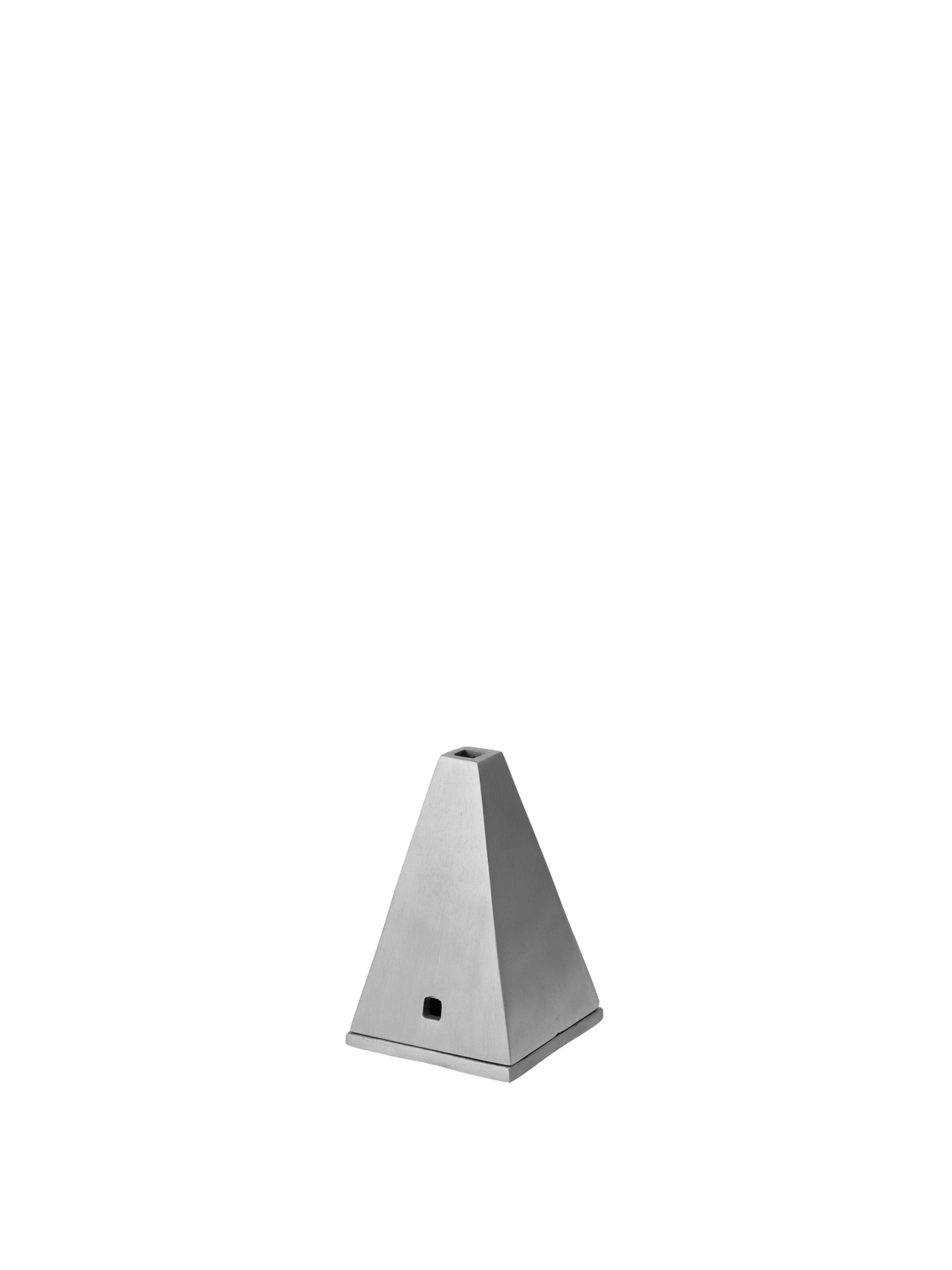 Quemador de conos de incienso Pyra – Aluminio cepillado