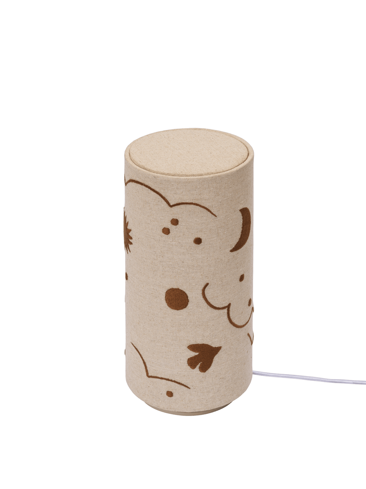 Lámpara de mesa Skye – Natural/Bronce