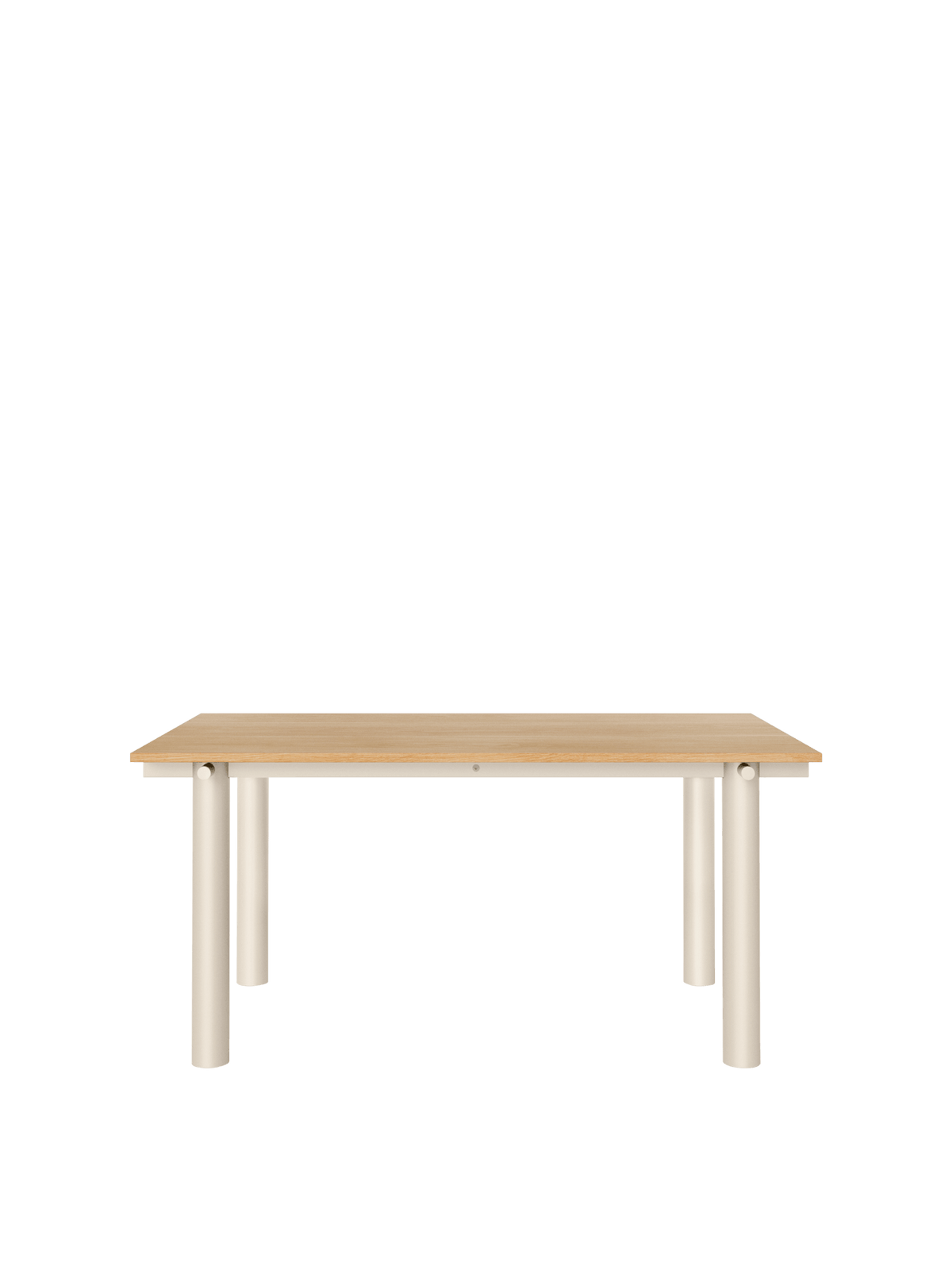 Mesa de comedor Atura – 160 x 90 cm – Chocolate oscuro/Burdeos Lino
