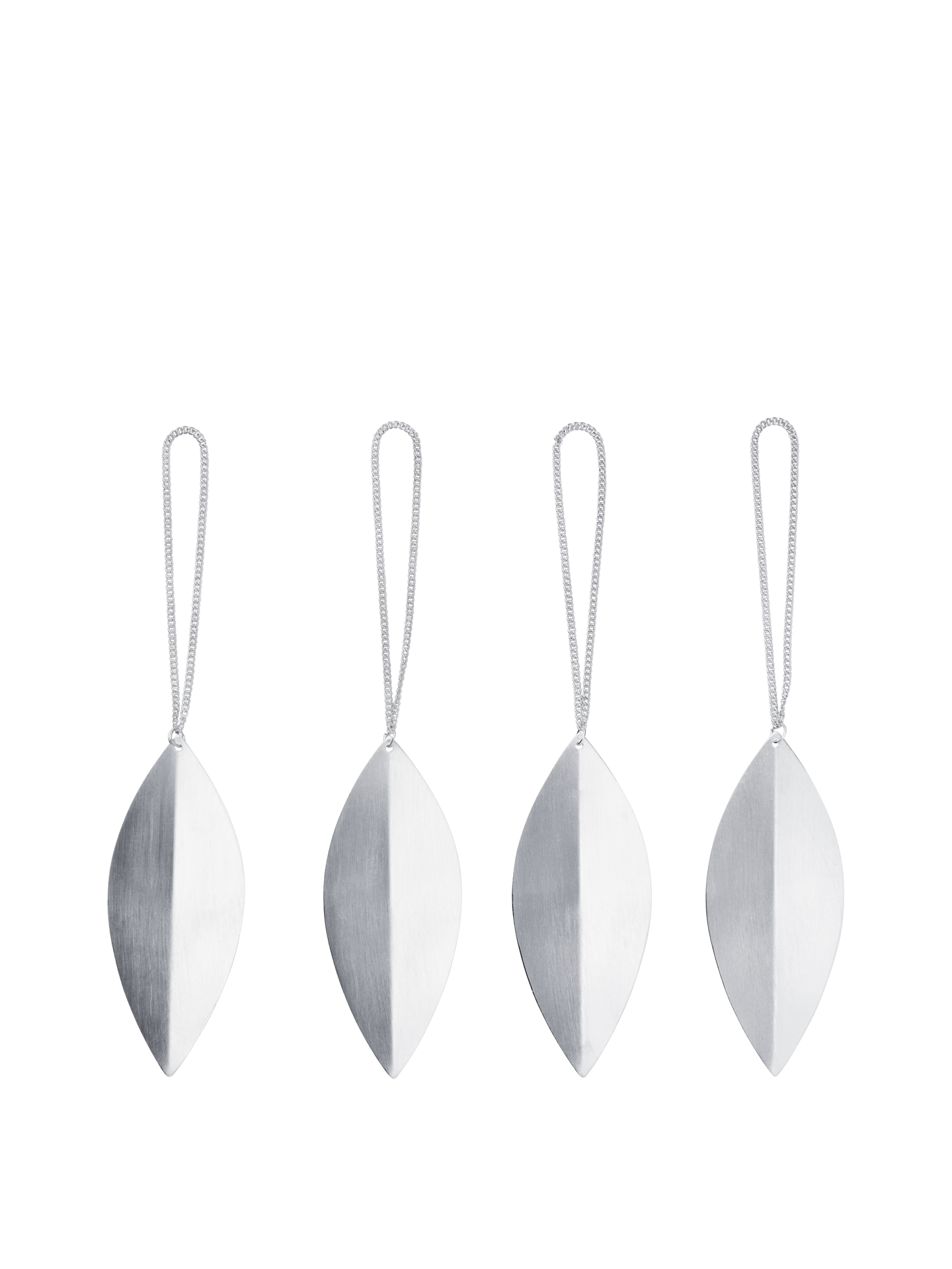 Adornos de hojas – Set de 4 – Latón