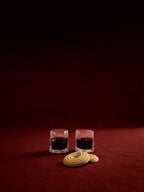 Vasos pequeños de cristal Kiru – Set de 2 – Transparente