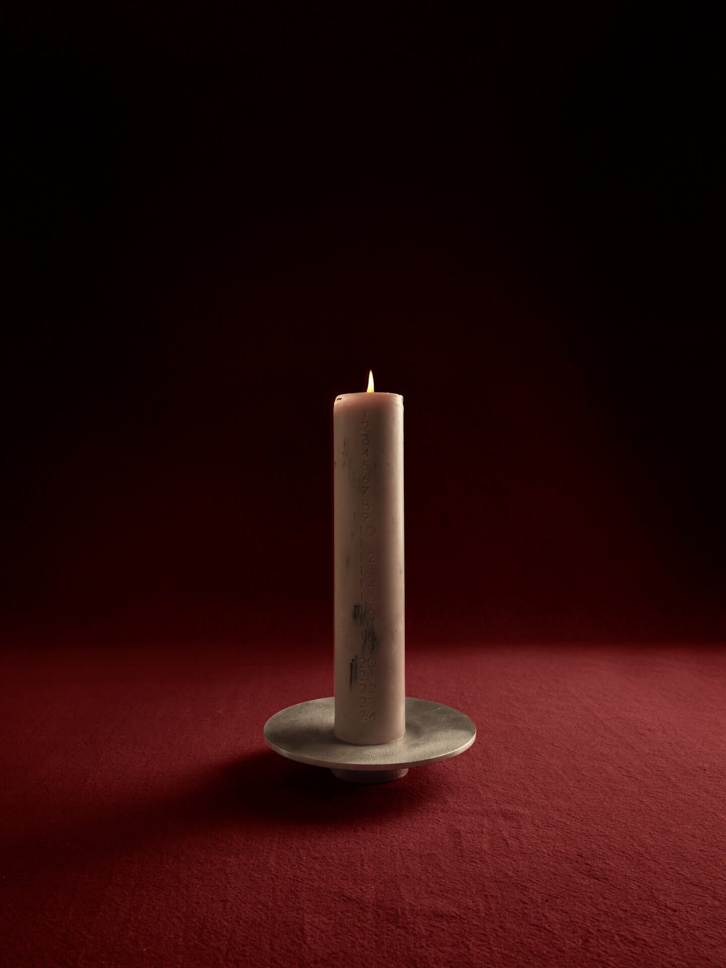 Vela de Adviento Mura – Verde alcachofa