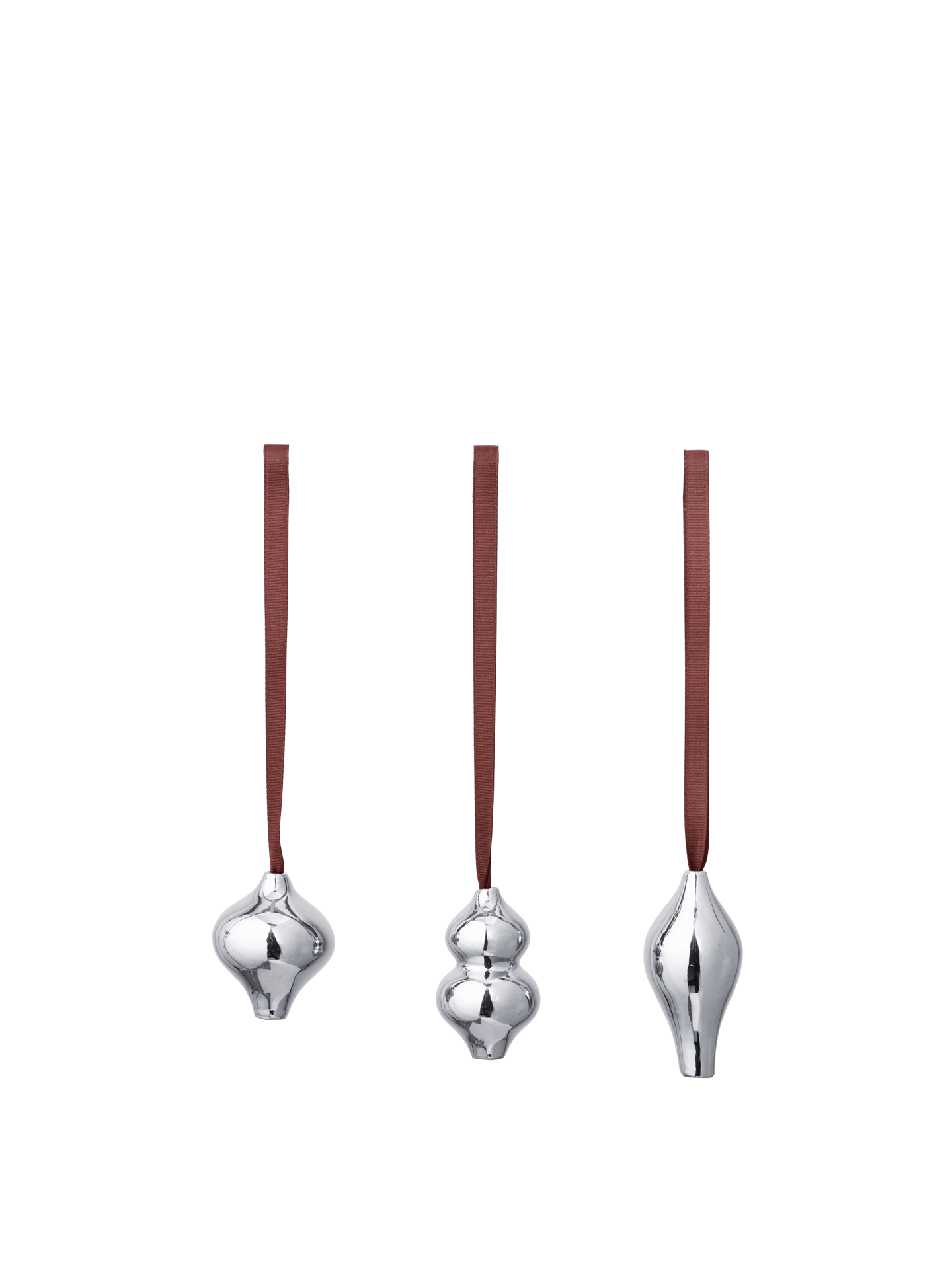 Mini jarrones Komo – Set de 3 – Plata (Copia)