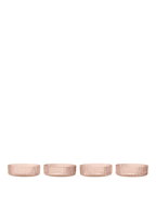 Cuencos para servir Ripple – Set de 4 – Rosa rubor