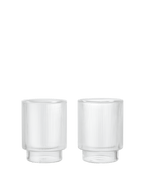 Vasos térmicos Ripple – Set de 2 – Transparentes