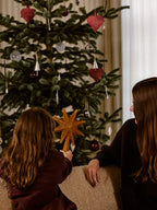 Estrella de ratán para la punta del árbol de Navidad – Natural