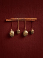 Adornos Walnut – Set de 2 – Latón