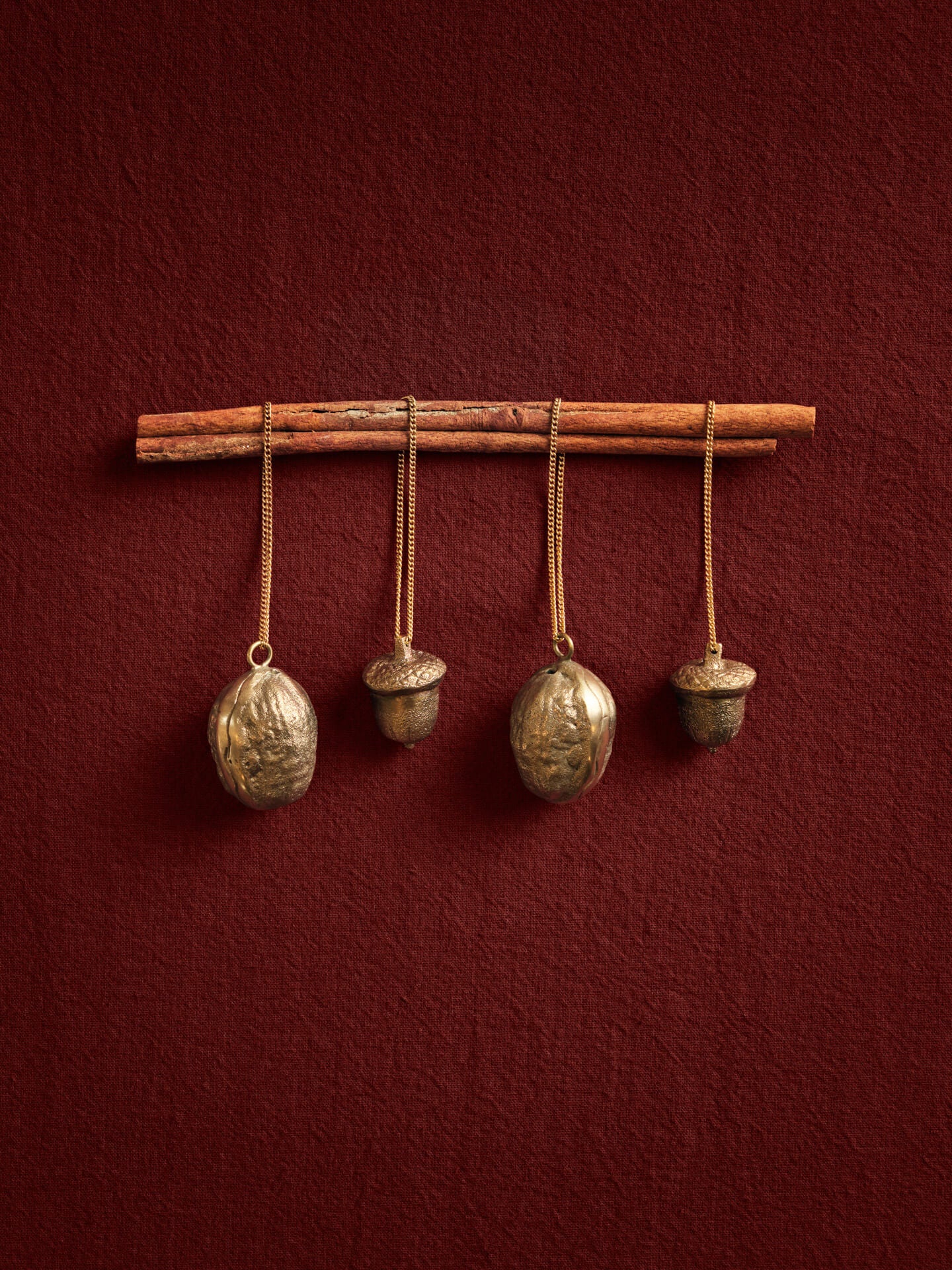 Adornos Bellota – Set de 2 – Latón
