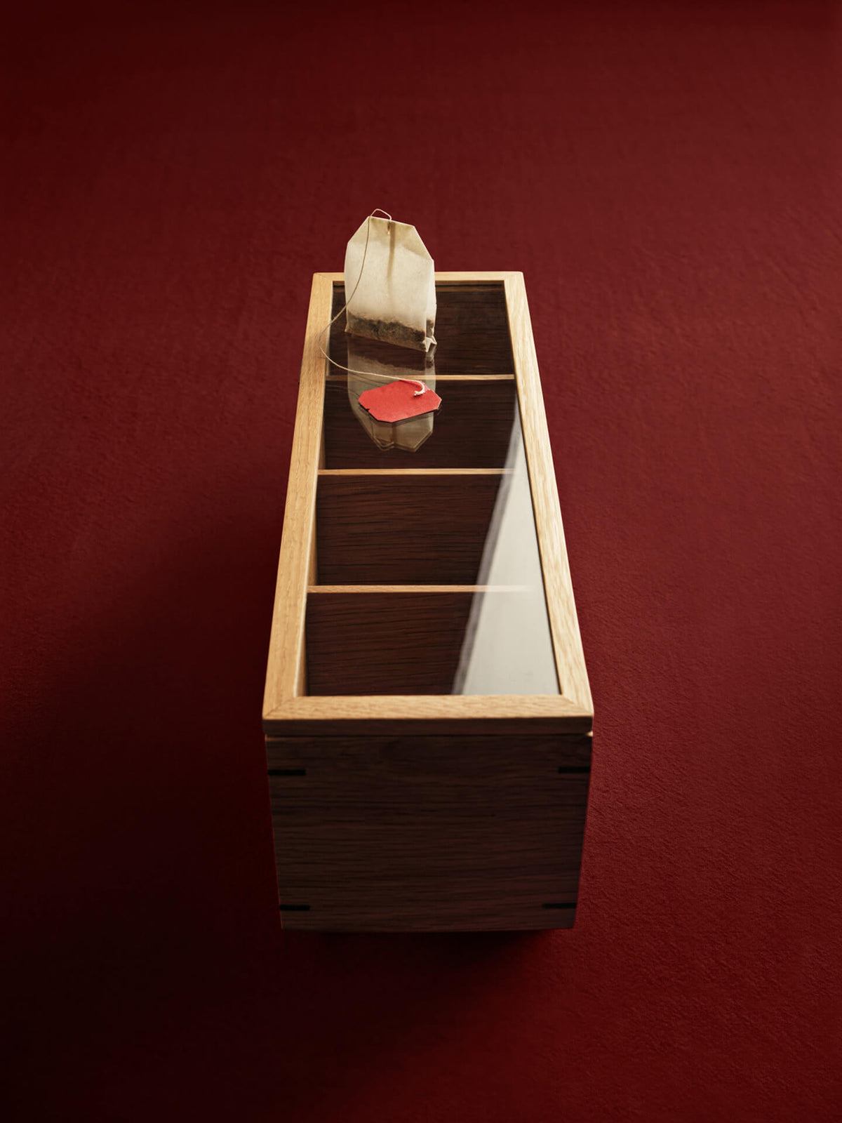 Organizador de té Bon – Roble natural