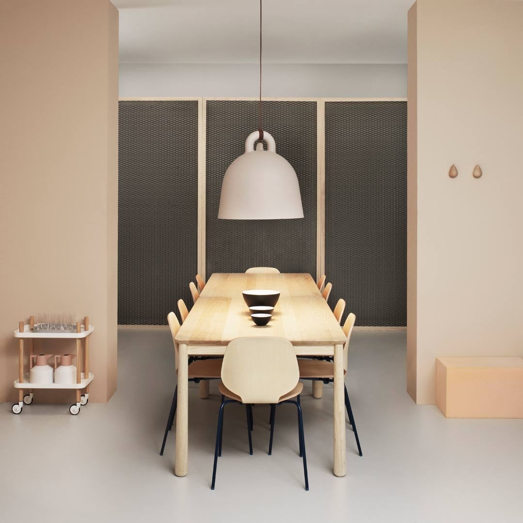Lampara Bell Beige