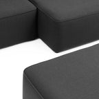 Rope Sofa Chaise Lounge + Ottoman