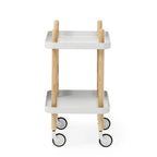 Light Gray Block Side Table