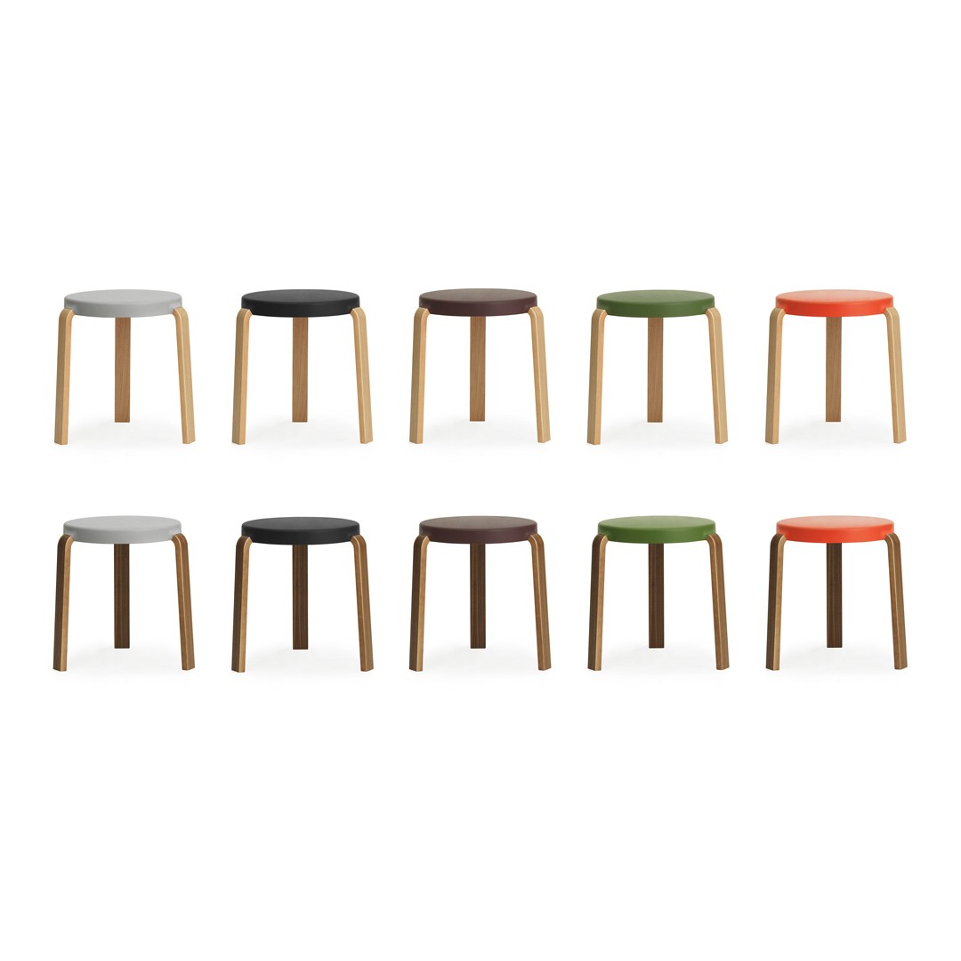 Tap Stool Oak-Black