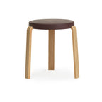 Tap Stool Oak-Aubergine