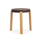 Tap Stool Oak-Aubergine