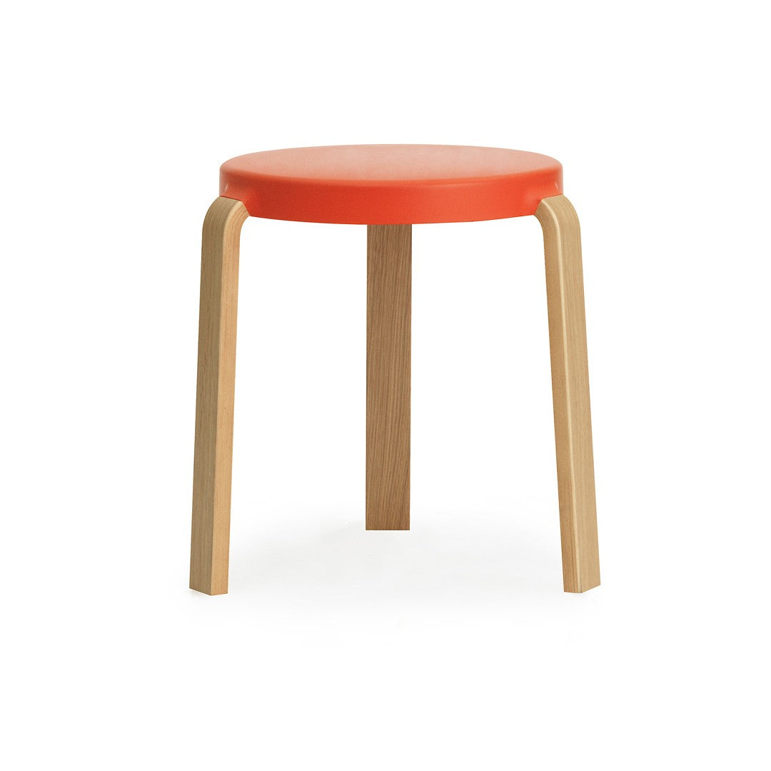 Tap Stool Oak-Orange