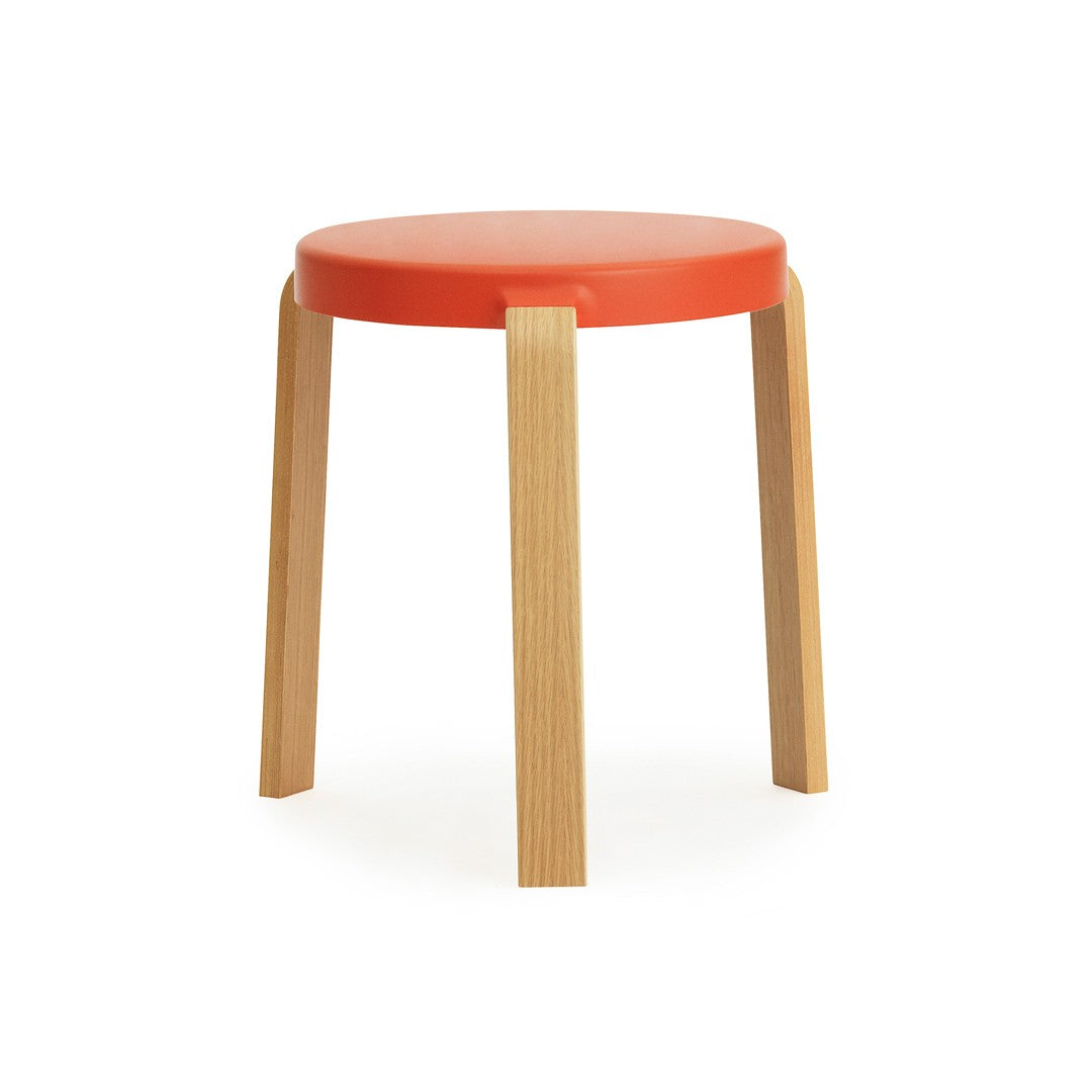 Tap Stool Oak-Orange