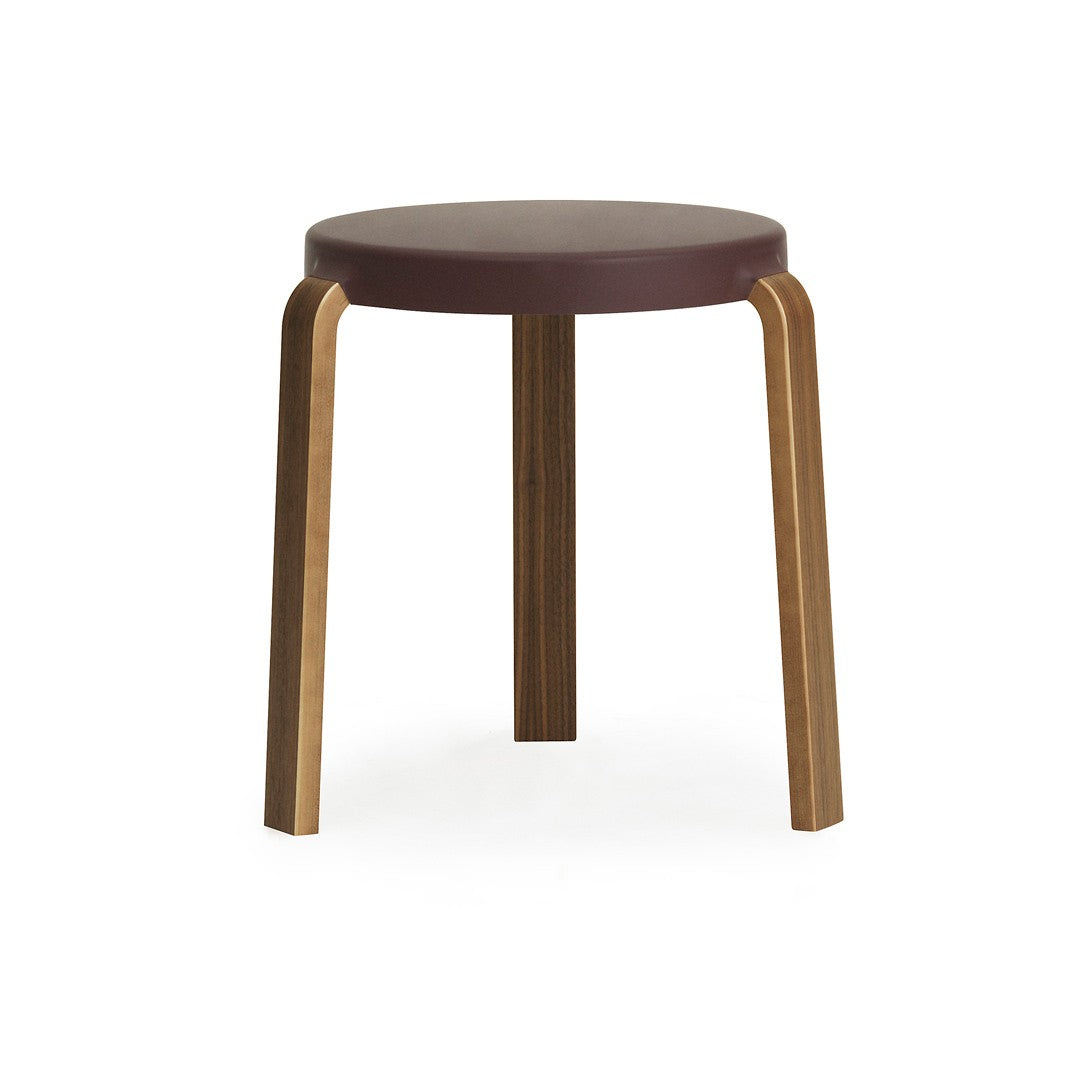Taburete Tap Nogal-Aubergine