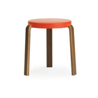 Tap Stool Walnut-Orange