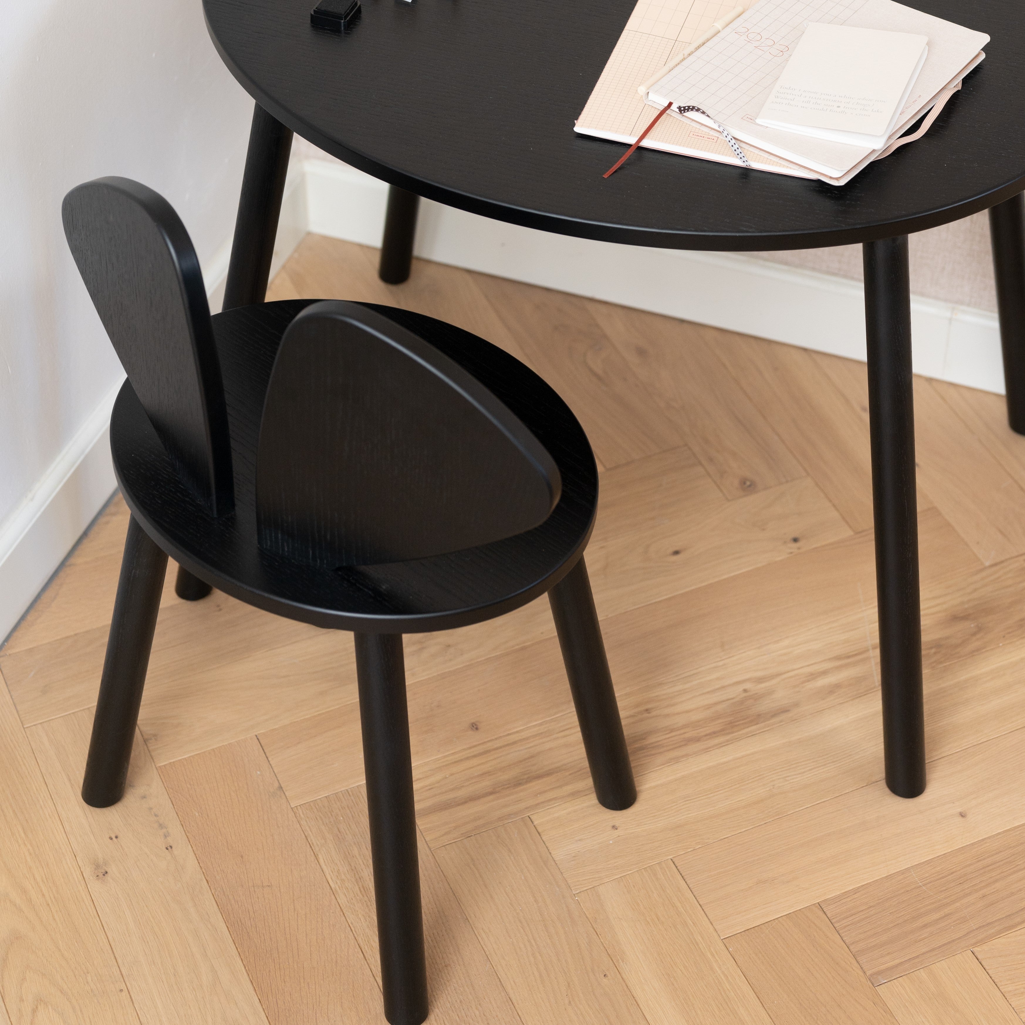 Silla Escolar Mouse Negro