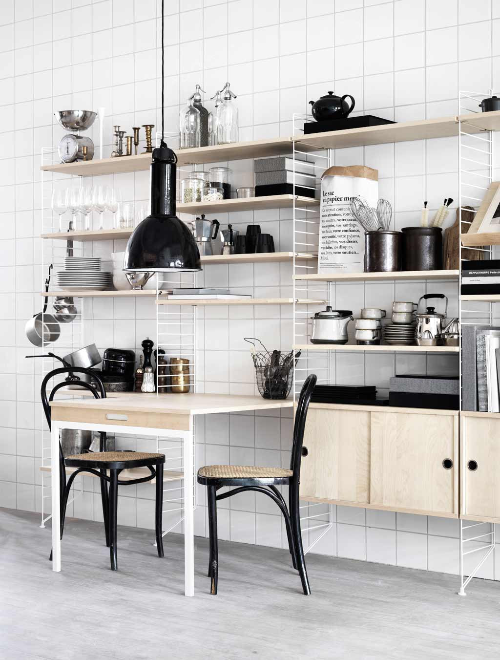 Mesa Plegable ash/| white 78x96cm