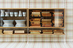 Vitrina roble 78x30cm