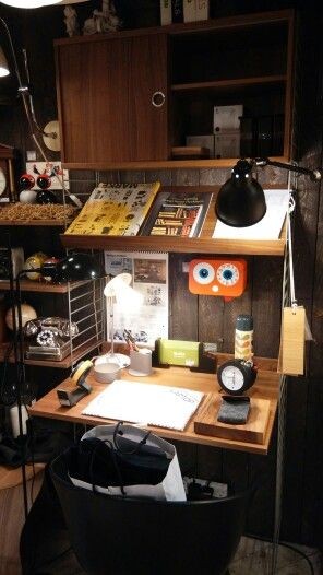 Work Desk Walnut 78x58cm