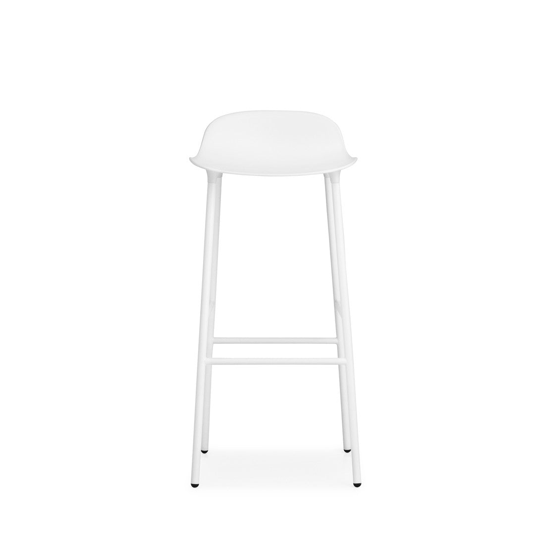 Taburete Form Acero Blanco 75 cm