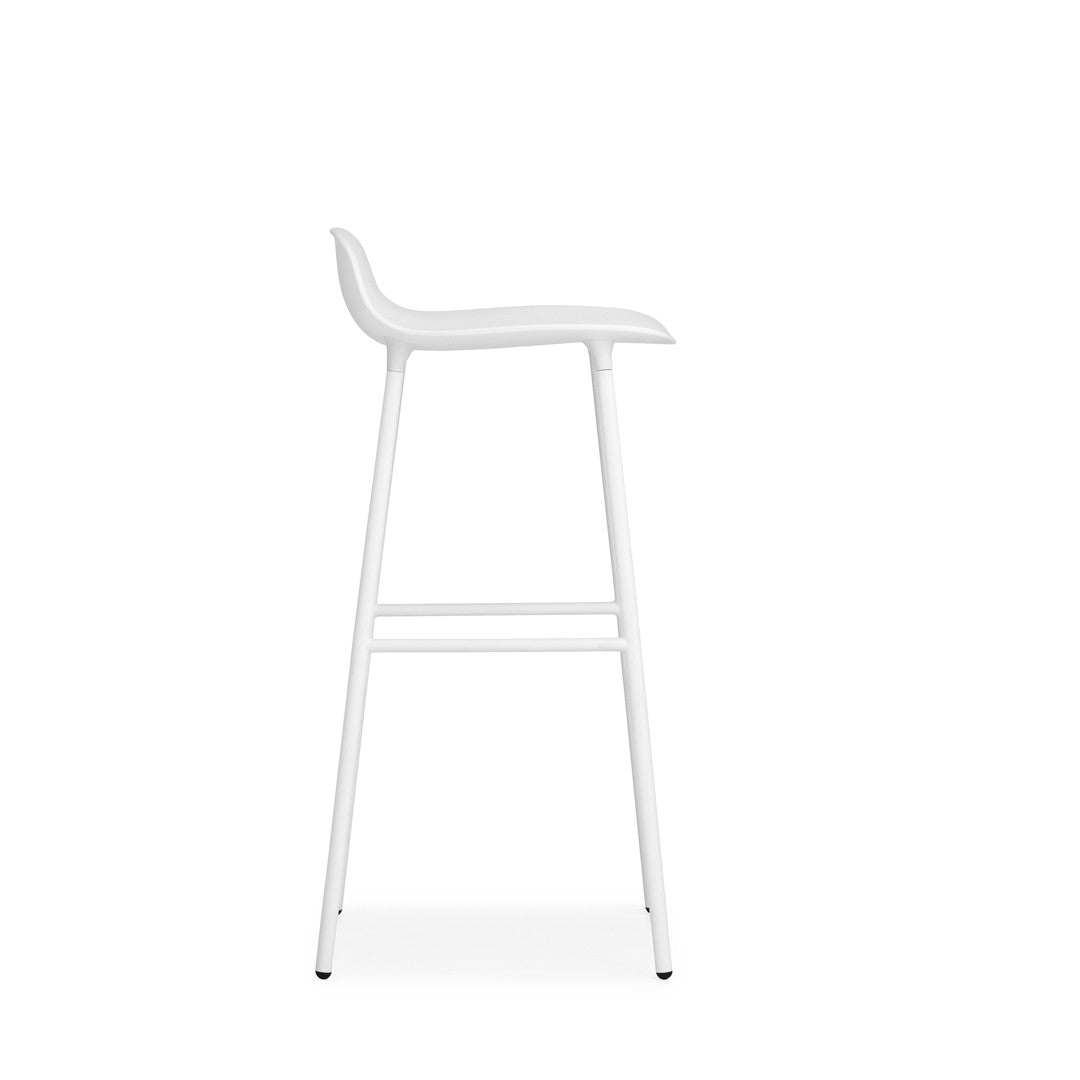 Taburete Form Acero Blanco 75 cm