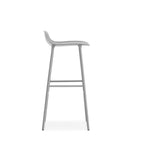 Taburete Form Acero Gris 75 cm
