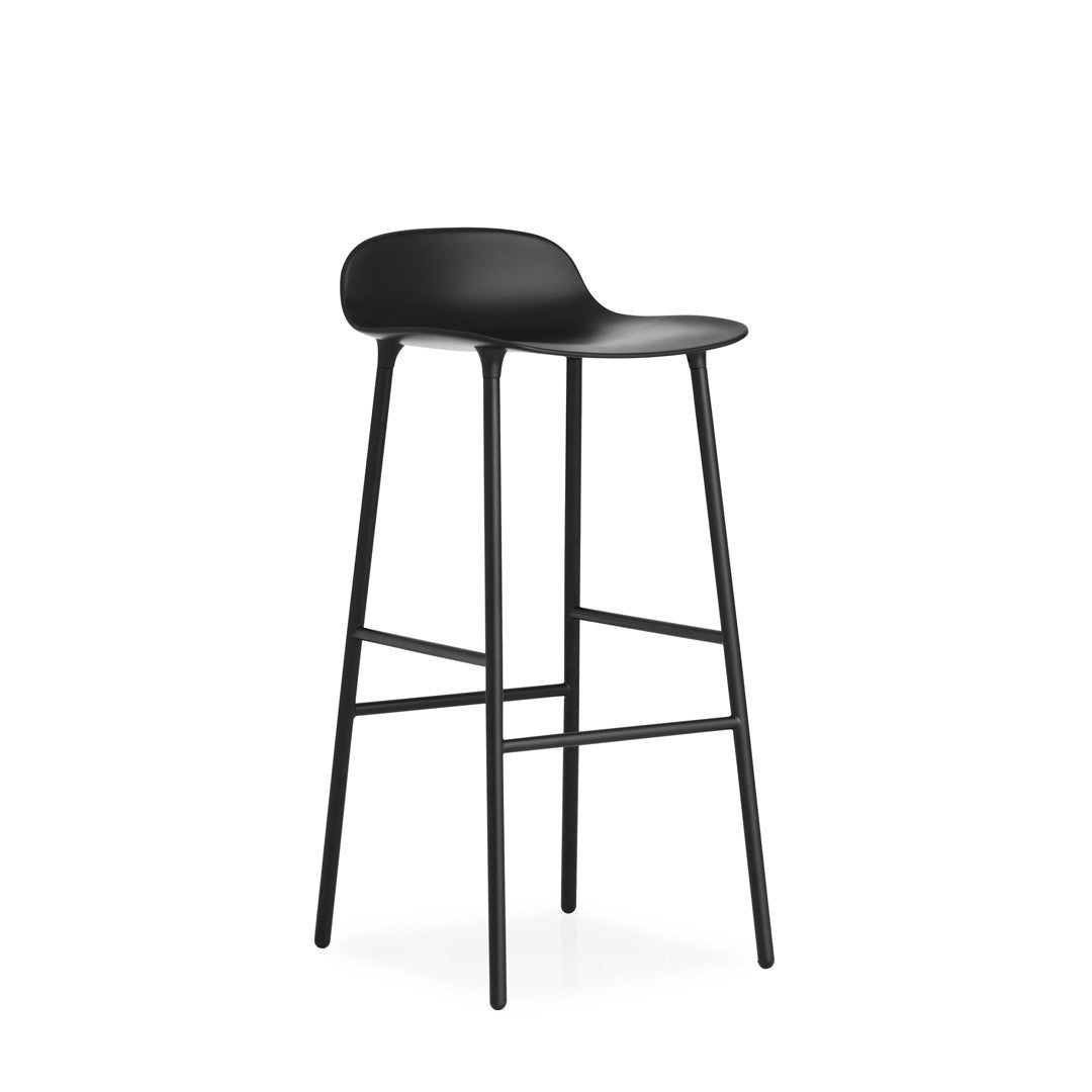 Taburete Form Acero Negro 75 cm