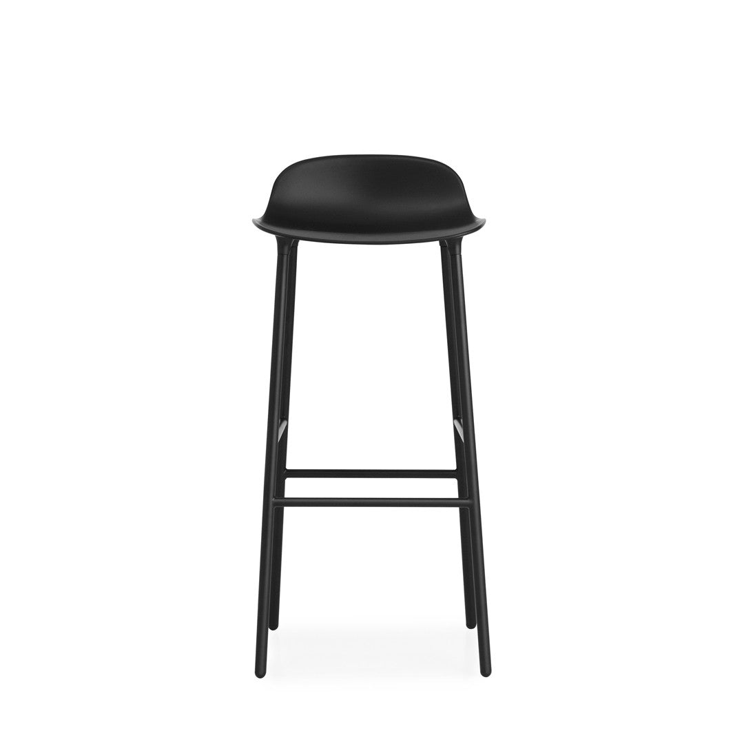Taburete Form Acero Negro 75 cm