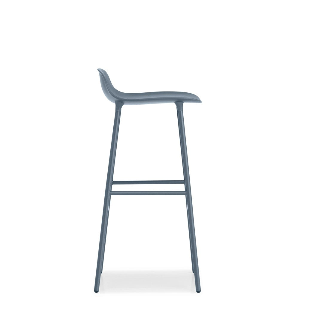 Taburete Form Acero Azul 75 cm