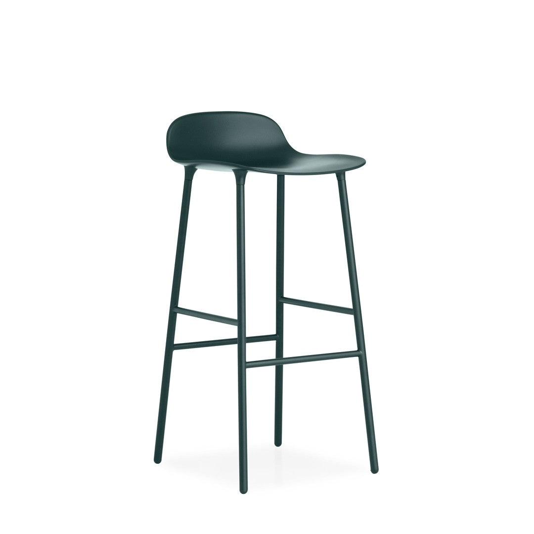 Taburete Form Acero Verde 75 cm