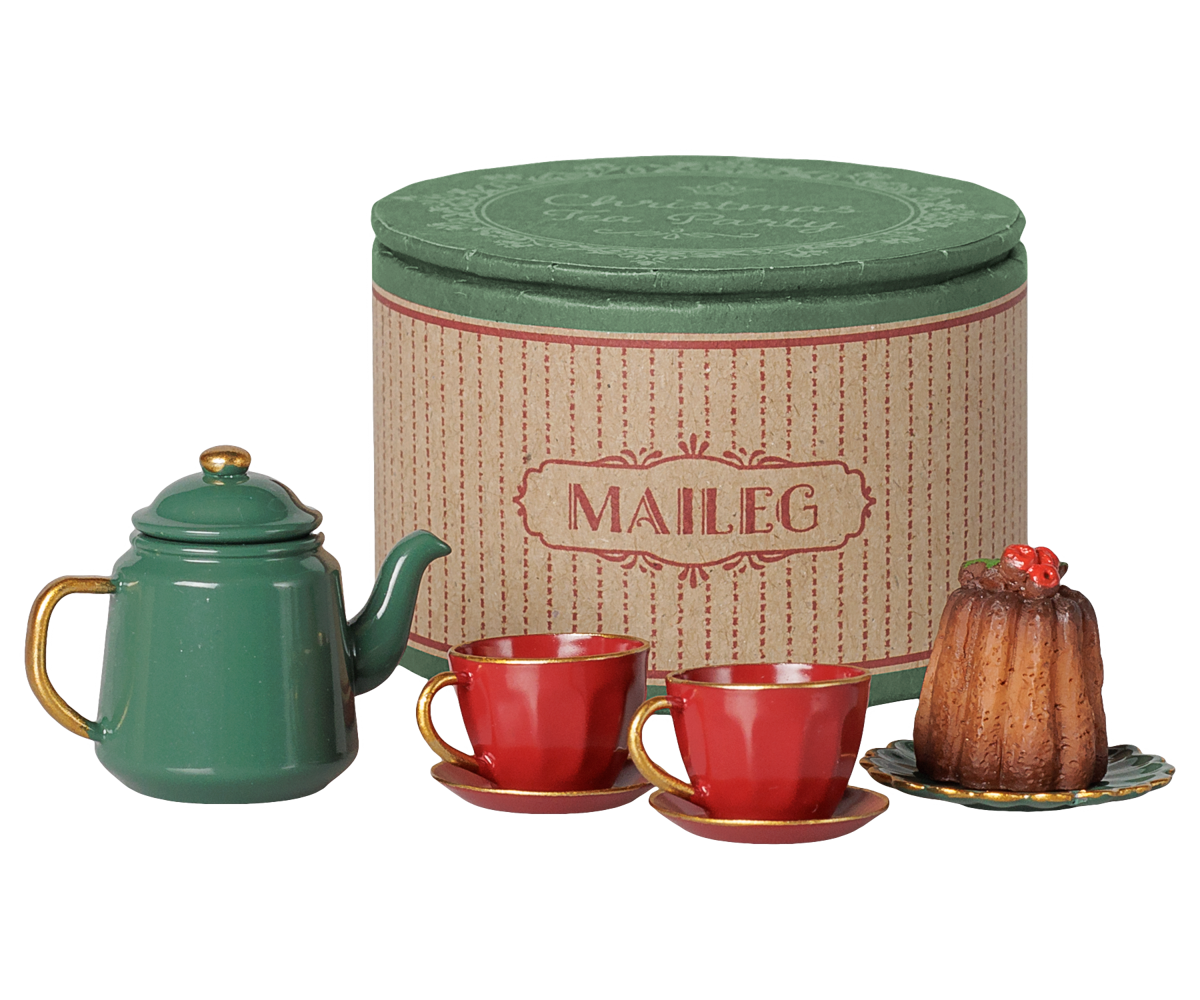 Fiesta de té navideña, Ratón - Maileg