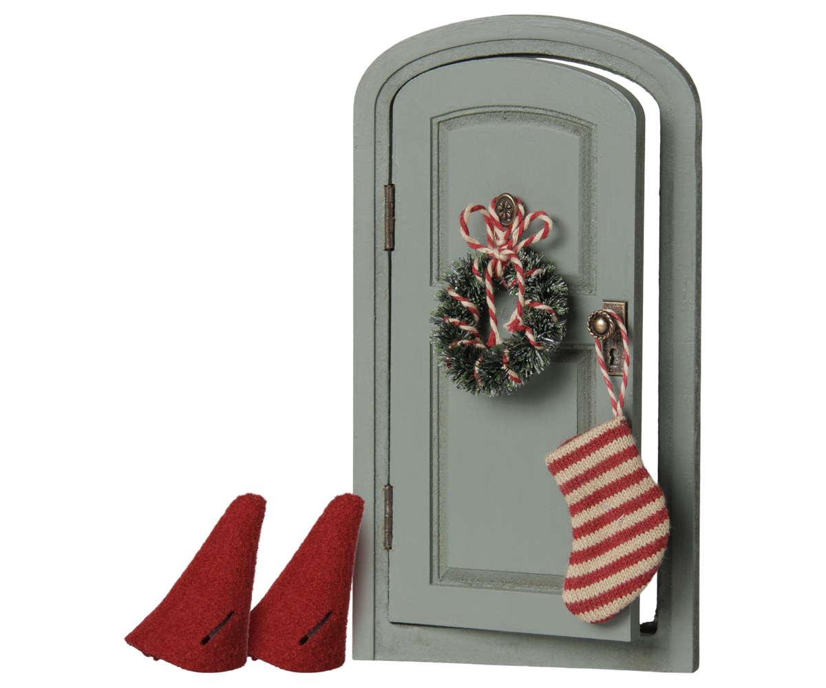Juego de puerta navideña, Ratón - Maileg