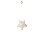 Juego de adornos de metal - Noche santa - Blanco roto